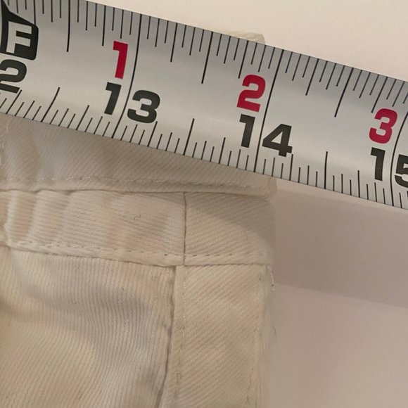 Fantastic white 100% cotton size 0 Nanette Lepore pants, very flattering cut - Picture 10 of 12